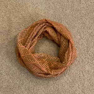 peach infinity scarf